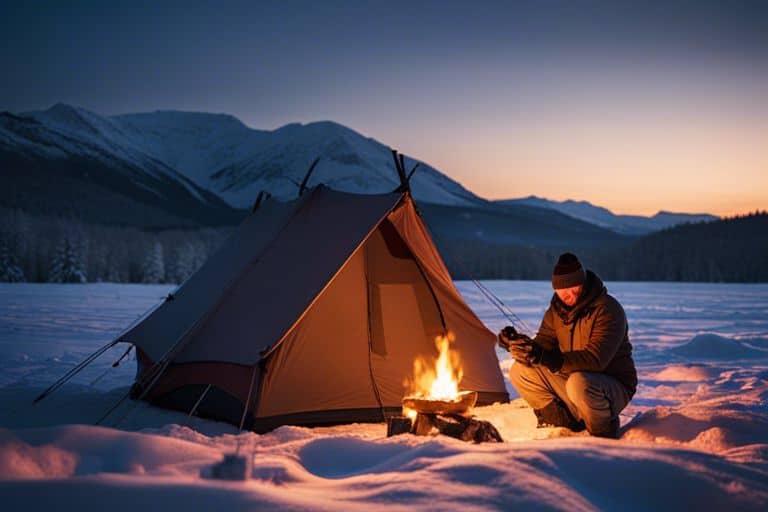 surviving winter camping alone 4 essential tips qip